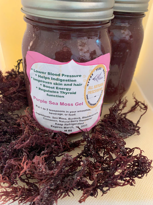 Purple Sea Moss Gel