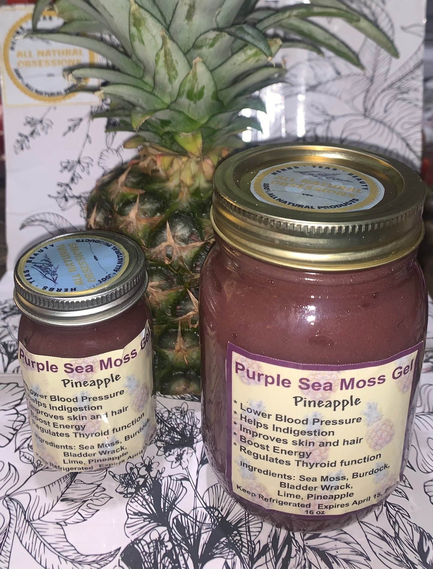 Purple Sea Moss Gel